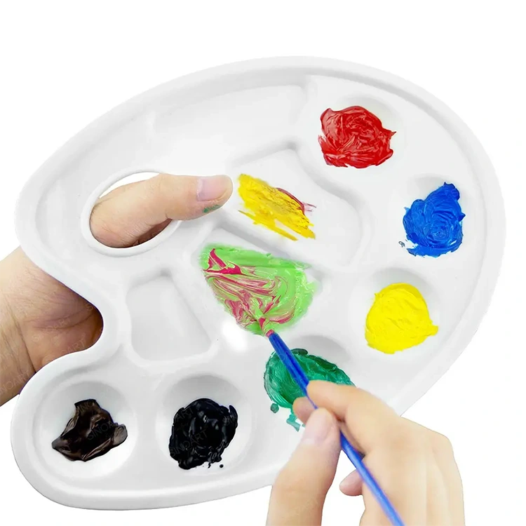 10 Well Plastic Paint Palette