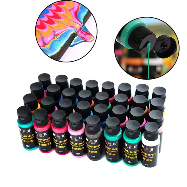 DIY Bottle Fluid Pouring Paint