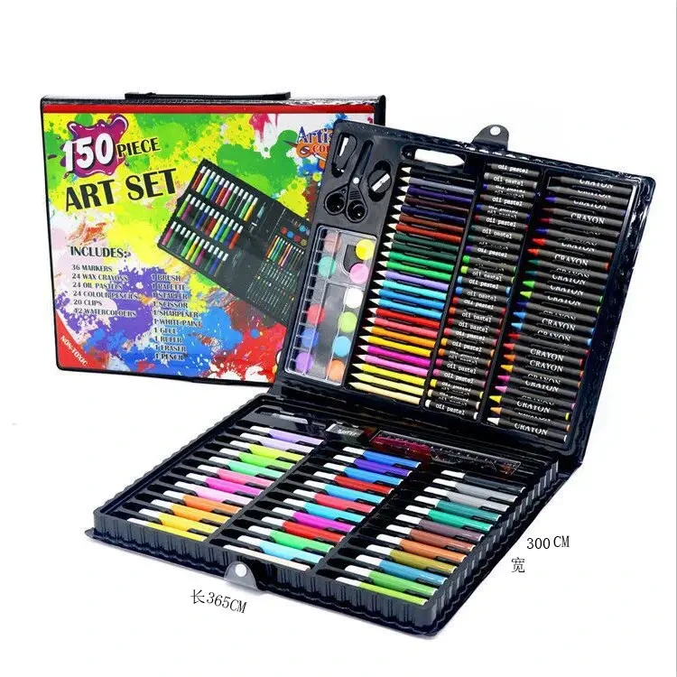 Plastic Box Art Drawing Set for Kids
