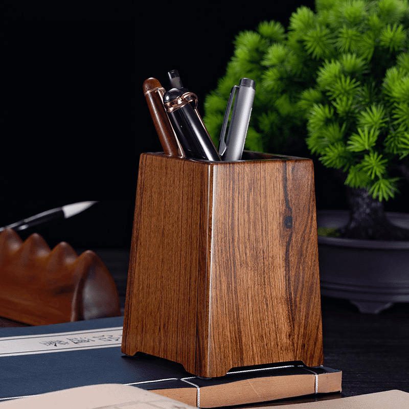 Wooden Pen Holder